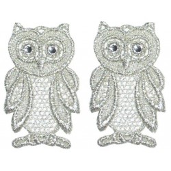 Macramé Owls - Silver